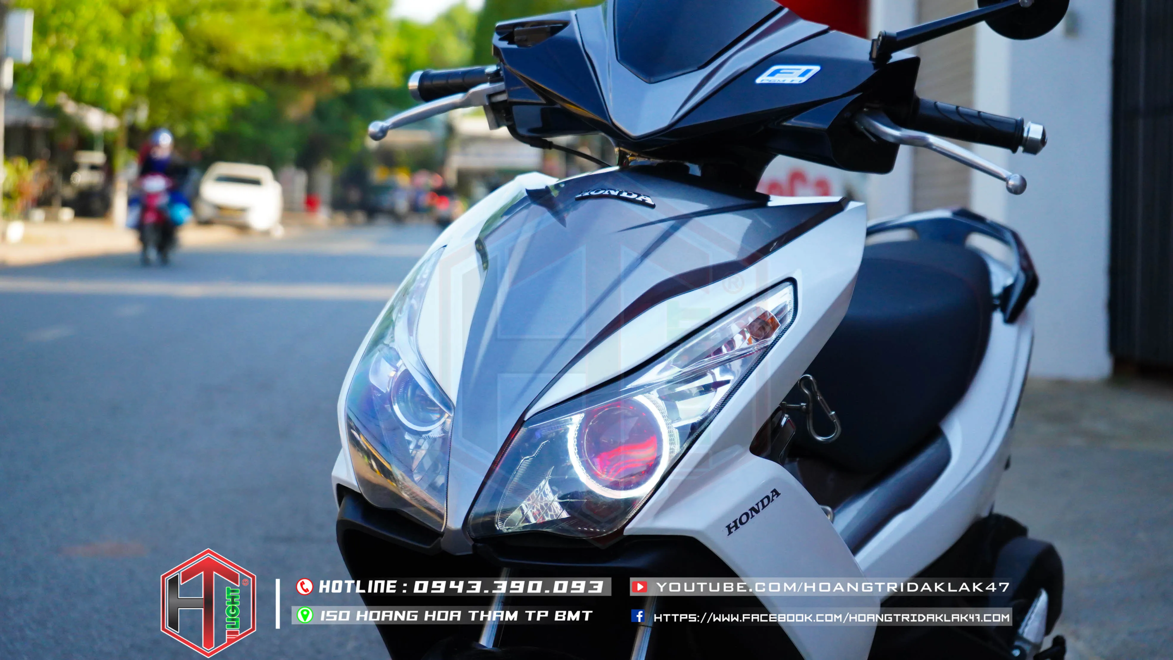 Dọn Xe Air Blade 2013 Phong Cách Ma Racing Tại Hoàng Trí: Uyển Chuyển - Mạnh Mẽ - Đầy Cá Tính